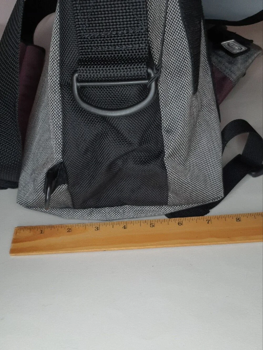 Limited Edition Timbuk2 Gray/Maroon Medium Messenger Bag